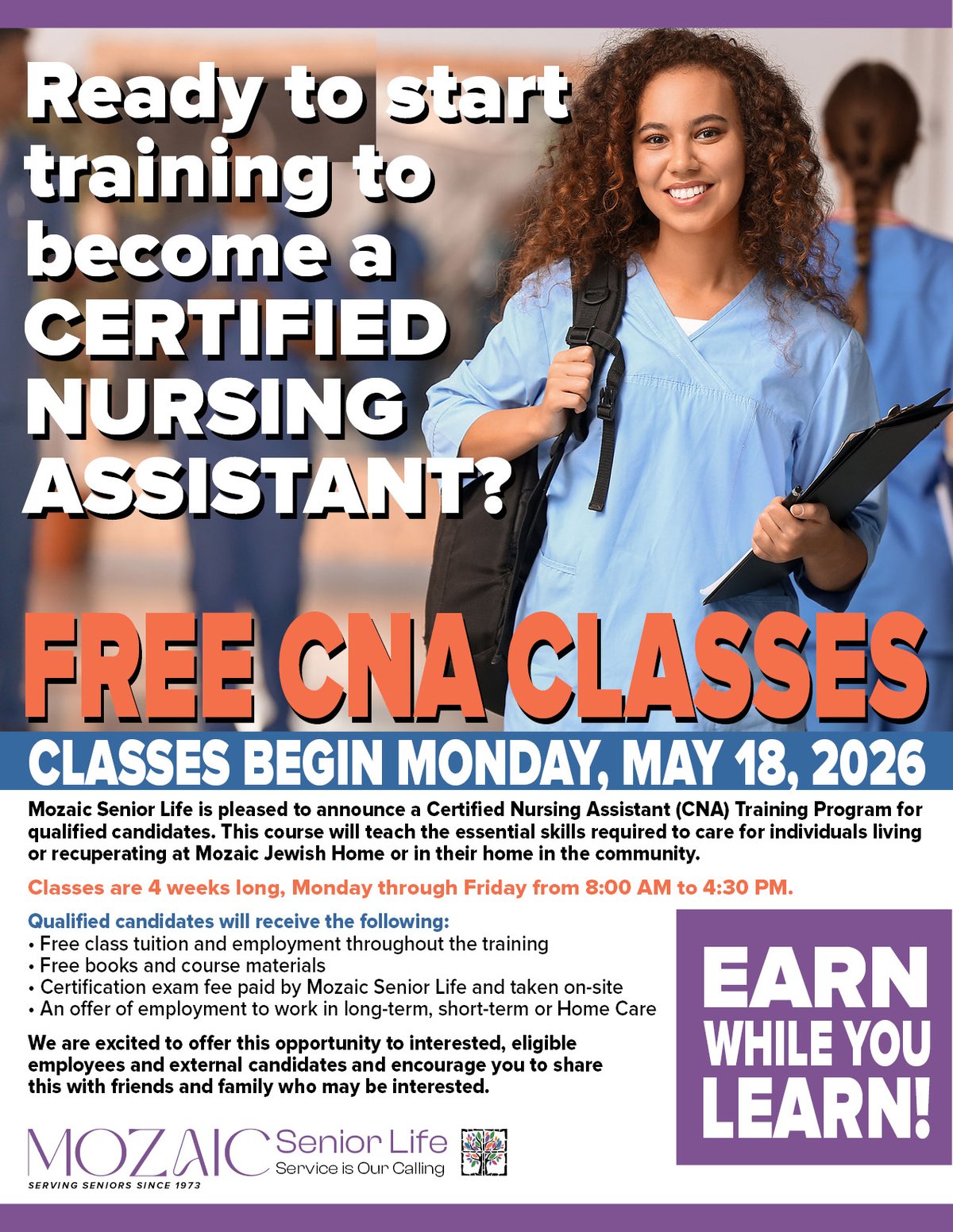 Certified Nursing Assistant Training Program | Free CNA Class